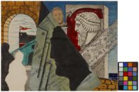 Χωρίς τίτλο, 1927, μικτή τεχνική σε χαρτί, ιδιωτική Συλλογή, Galleria Tega, Μιλάνο