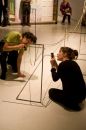 Song machine 19 (the length of the a strand of your hair of the width of your arms, unfolded...), 2011 Φωτο-εγχάραξη σε ορειχάλκινες λωρίδες, ατσάλι, μαύρη πατίνα Παραχώρηση του καλλιτέχνη και της Max Wigram Gallery, Λονδίνο Με την υποστήριξη του The Elephant Trust, 2011