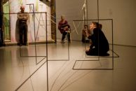 Song machine 19 (the length of the a strand of your hair of the width of your arms, unfolded...), 2011 Φωτο-εγχάραξη σε ορειχάλκινες λωρίδες, ατσάλι, μαύρη πατίνα Παραχώρηση του καλλιτέχνη και της Max Wigram Gallery, Λονδίνο Με την υποστήριξη του The Elephant Trust, 2011