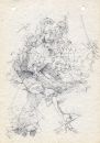 Χωρίς τίτλο αρ.146, 1998, μελάνι σε χαρτί, 21x14.7 εκ., Παραχώρηση του καλλιτέχνη